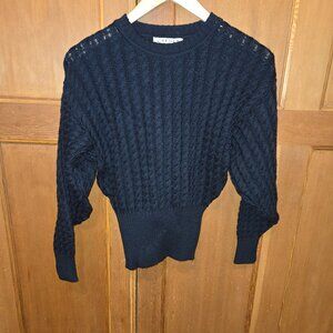 Jaeger Women's Wool Knit Sweater Long Sleeves Size 10